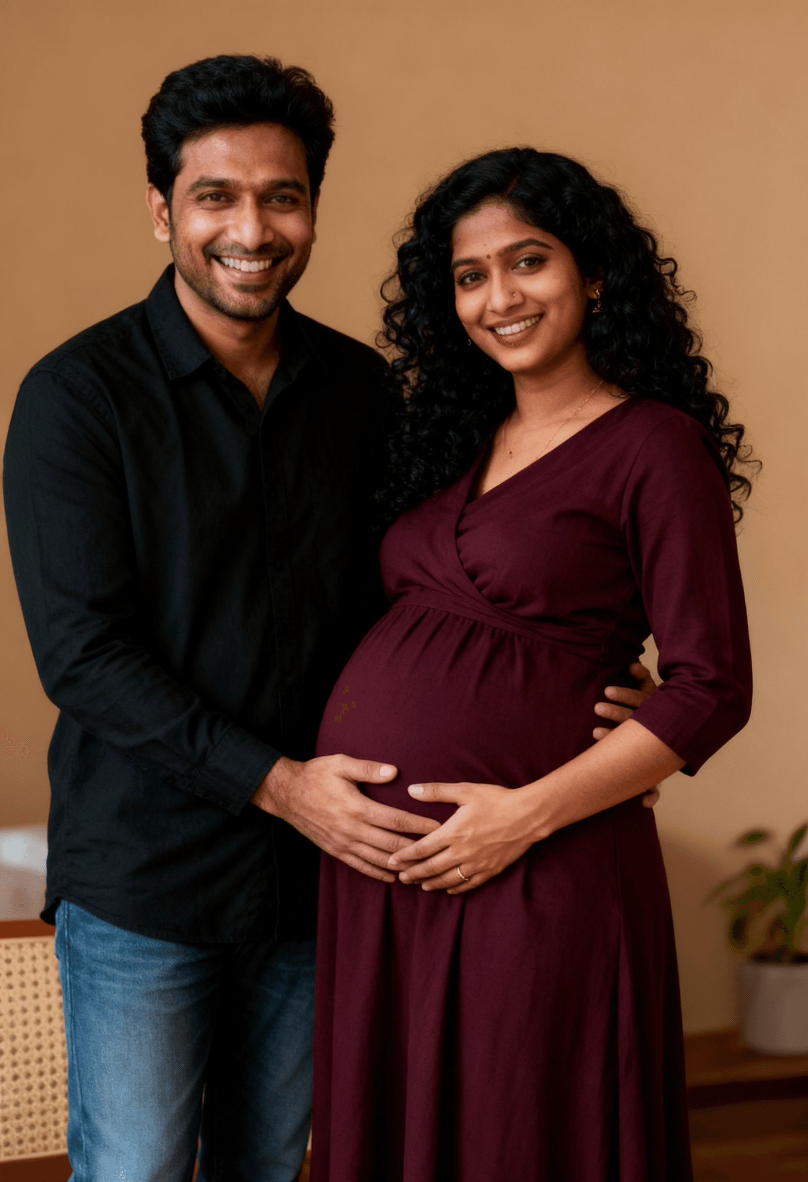 Indian Pregnant Couple